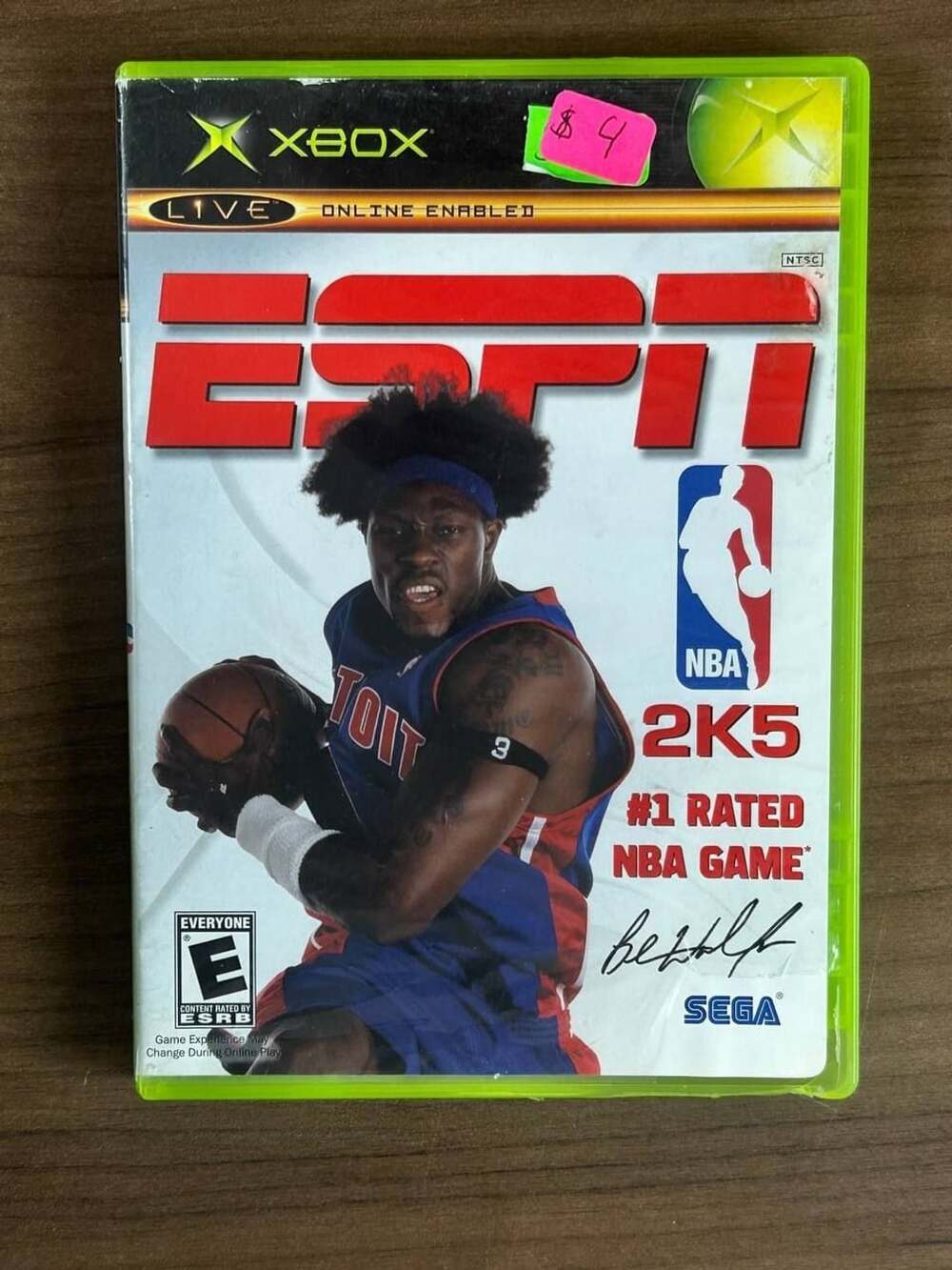ESPN NBA 2K5 Original Xbox 2004 SEGA Disc & Case No Manual NTSC